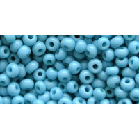 Бисер Preciosa 10/0 №63030 Непрозрачный бирюзово-голубой, 1 сорт (50 гр)